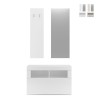 Set spiegel, kapstok, schoenenkast hal Basic Triangle Aanbieding