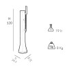 Zonne-douche 19 liter voor tuin zwembad camping HappyGo HG180 