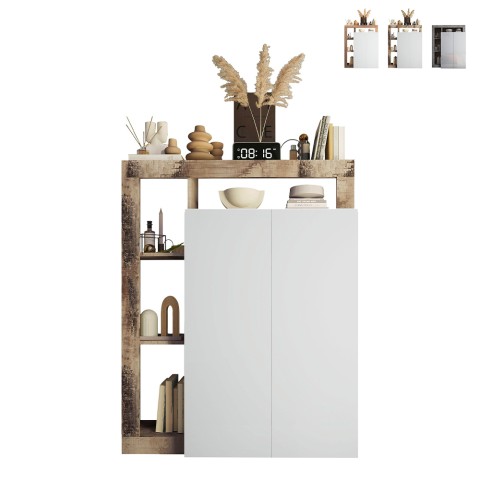 Moderne woonkamer dressoir Delma met 2 deuren en 5 vakken Aanbieding