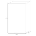 Witte hoogglans dressoir voor woonkamer of hal met 2 spiegeldeuren Elise Voorraad