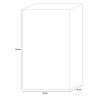 Witte hoogglans dressoir voor woonkamer of hal met 2 spiegeldeuren Elise Voorraad