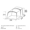 Opblaasbare tent voor minibuscamper Trails A.I.R. TECH HC Brunner Keuze