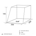 Achterkleptent 200x200xH195cm Escape Brunner Aanbod