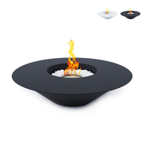 Santorini ronde design bio-ethanol buitenhaard 60cm Aanbieding