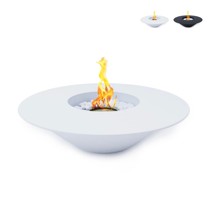 Santorini ronde design bio-ethanol buitenhaard 60cm Verkoop