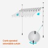 Zonnescherm 300x200 cm voor balkon of terras Somber XL 