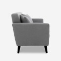Tweezitsbank Scandinavisch design elegant modern gestoffeerd 151cm Ischa