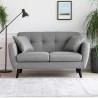 Tweezitsbank Scandinavisch design elegant modern gestoffeerd 151cm Ischa