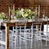 Transparante design stoelen voor ceremonies, bar of restaurant Chiavarina Crystal Afmetingen