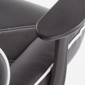 Ergonomische gaming kantoorstoel met lendenkussen Estoril Kortingen