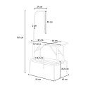 Opvouwbare hondentrimtafel 81 x 46 x 76 cm Terrier