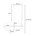 Draaibare ronde hondentrimtafel 60 cm diameter Pug Karakteristieken
