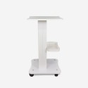 Praktische opbergkar voor schoonheidsspecialiste wit 35 cm Pageboy Korting