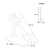 Multifunctionele opvouwbare home gym buikbank Kyliak Karakteristieken
