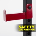 Squat rack voor halterstangen, schijven en pull up Sapporo  Kortingen