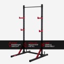 Squat rack voor halterstangen, schijven en pull up Sapporo  Korting