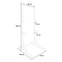 Squat rack voor halterstangen, schijven en pull up Sapporo  Voorraad