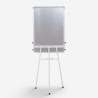 Magnetisch whiteboard 90x60c m met statief en flipover Cletus M 