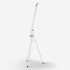 Magnetisch whiteboard 90x60c m met statief en flipover Cletus M 