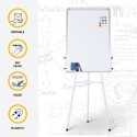 Magnetisch whiteboard 90x60c m met statief en flipover Cletus M Prijs