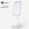 Magnetisch whiteboard 90x60c m met statief en flipover Cletus M Karakteristieken
