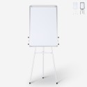 Magnetisch whiteboard 90x60c m met statief en flipover Cletus M Verkoop