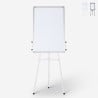 Magnetisch whiteboard 90x60c m met statief en flipover Cletus M Verkoop