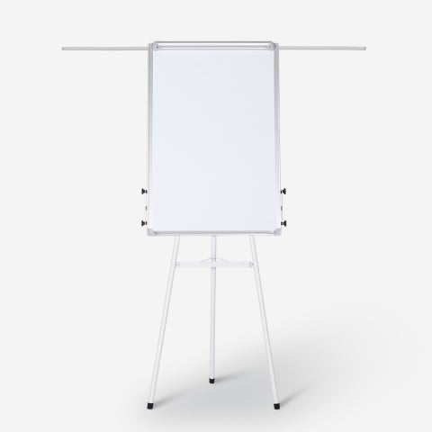 Magnetisch whiteboard Niels M 90x60cm met uittrekbare flipover Aanbieding