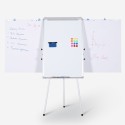 Magnetisch whiteboard 90x60 cm met uittrekbare flipover Niels M Catalogus
