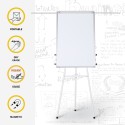 Magnetisch whiteboard 90x60 cm met uittrekbare flipover Niels M Kortingen