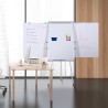 Magnetisch whiteboard Niels M 90x60cm met uittrekbare flipover Verkoop