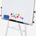 Magnetisch whiteboard Niels M 90x60cm met uittrekbare flipover Model