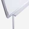 Magnetisch whiteboard 90x60 cm met uittrekbare flipover Niels M Afmetingen