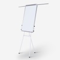 Uittrekbaar magnetisch whiteboard Niels L 90x70cm met flipover. Aanbod