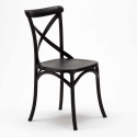 Vierkante salontafel wit 70x70 cm en 2 gekleurde stoelen Vintage Cocktail Kosten