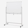 Dubbelzijdig magnetisch draaibaar whiteboard 90x60 cm Albert M Aanbod