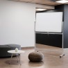 Dubbelzijdig magnetisch whiteboard Albert M 90x60cm, draaibare mobiele standaard Verkoop