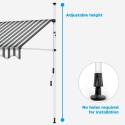 Zonnescherm 300x200 cm voor balkon of terras Somber XL 
