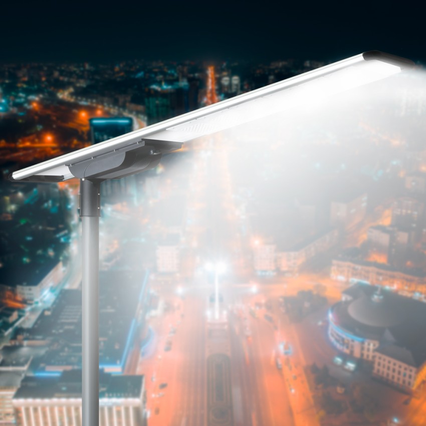 LED-straatlantaarn op zonne-energie 120 W met afstandsbediening Colter XXL Aanbieding LED-straatlantaarn op zonne-energie 120 W met afstandsbediening Colter XXL Aanbieding