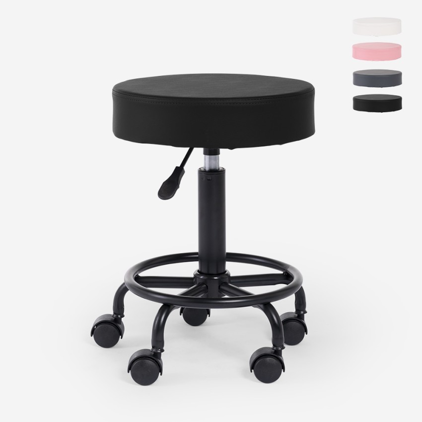 Ergonomisch verstelbare gestoffeerde draaikruk voor schoonheidsspecialisten Senzu Aanbod Ergonomisch verstelbare gestoffeerde draaikruk voor schoonheidsspecialisten Senzu Aanbod