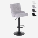 Verstelbare barkruk in moderne stof Scranton Aanbieding