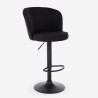 Verstelbare modern design barkruk in stof Calgary Prijs