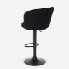 Verstelbare modern design barkruk in stof Calgary 