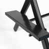 Professionele opvouwbare zwarte regisseursstoel Steven Model