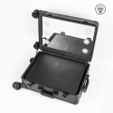 Professionele make-up trolley met LED-lampen en spiegel Eva M Kortingen