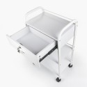 Schoonheidsspecialiste-kapperstrolley met 4 wielen, lade en planken Gordon Catalogus