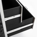 Professionele make-up trolley met 2 lades en 4 wielen Cygnus Afmetingen