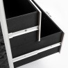 Professionele make-up trolley met 2 lades en 4 wielen Cygnus Afmetingen