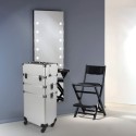 Schoonheidsspecialiste trolley make-up koffer met 4 wielen Sirius Verkoop