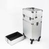 Schoonheidsspecialiste trolley make-up koffer met 4 wielen Sirius Kortingen